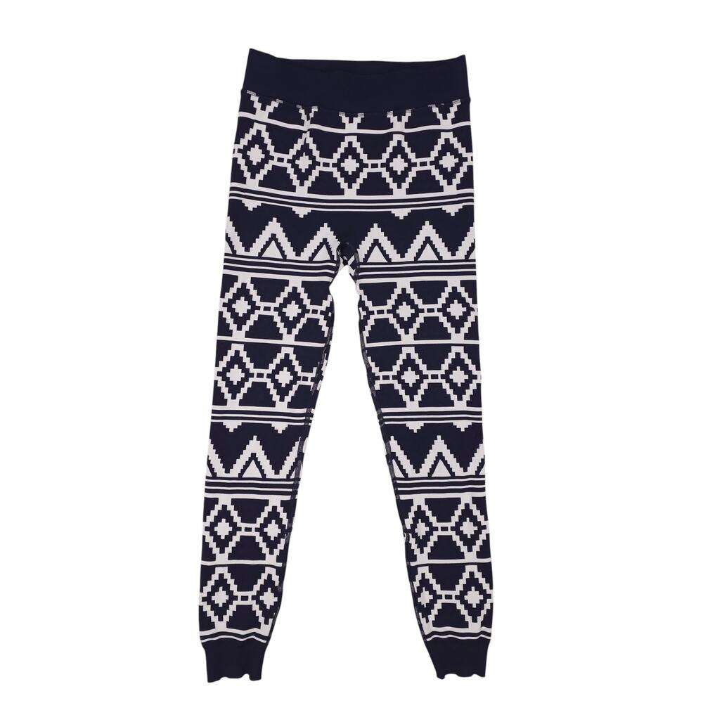 Sweaty Betty Baselayer Leggings Dark Blue White Sz Medium